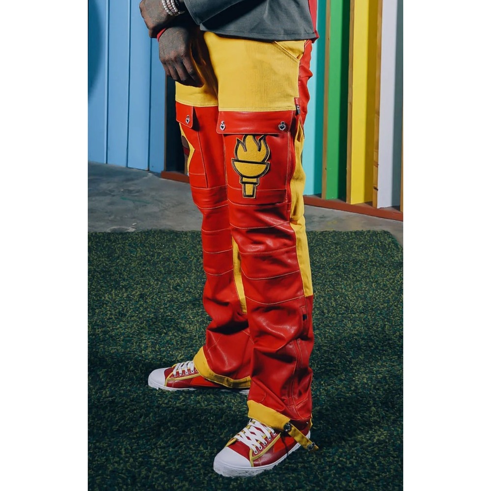 RARE LOVALTY🔥When Smoke Clears 40 Streetwear Pants Black World Boss Jeans *Flaw